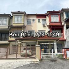 Full Furnish, 2.5 Storey Terrace, Ready Move in, 24 Hour Security