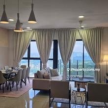 Fully furnished for rent with balcony high floor facing forest