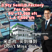 Super Limited Unit, 3 Sty Semi-D Factory Near KL city