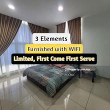 3 Elements Fully-Furnished Studio With Wifi For Rent