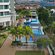 For rent:  Km1 east penthouse 3 rooms with golf view