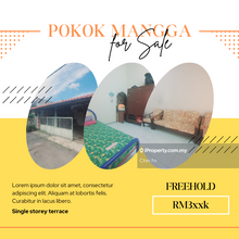 Freehold Teres Gadong House Pulau Car Porch Cover Seri Pokok Mangga