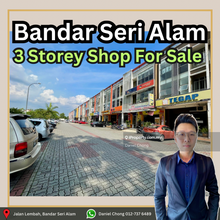Bandar Seri Alam 3 Storey Shop For Sale