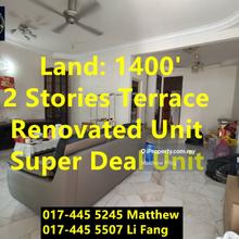 Persiaran Bukit Kecil - 2 Stories Terrace - Renovated - Worth Buy Unit