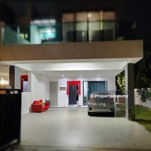 2 Story Semi D At Alma Santuary Residence With Furnished.