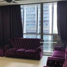 3 room 1237sqft , partially furnished for rent