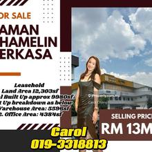 Limited Taman Shamelin Perkasa Cheras 1.5sty Corner Semi D Factory