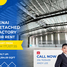 Senai Kulai Detached Factory for Rent