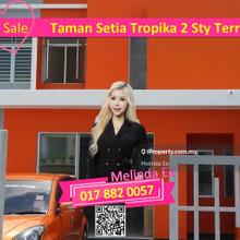 Johor Bahru Taman Setia Tropika Fully Renovated 2 Storey Terrace 4bed