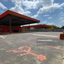 Car Showroom Open Shed Kempas Main Road For Rent