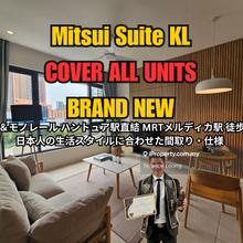 Fully furnish japanese concept direct link to mall LRT cover all units