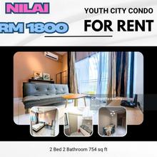 Youth city 2 bed 2 bath for rent Nilai