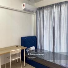 Pacific place single room mix gender fully furnished lrt station 