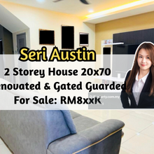 Seri Austin, 2 Storey House 20x70, Renovated, Gated Guarded, 4 Bedroom