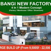 Bangi seksyen 10  semi-d  factory and detached factory 