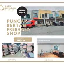 Below Value 10% or rm70k Freehold Shop Puncak Bertam Batu Berendam