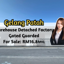 Gelang Patah Area, Warehouse Detached Factory, Gated Guard, 52776sqft