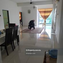 Partly furnished Mahkota Garden Apartment Cheras Sungai Long for rent 