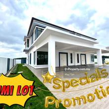 Bumi lot double storey Semi d/Taman kluang perdana 