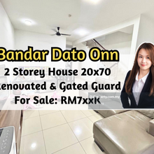 Bandar Dato Onn, 2 Storey House 20x70, Renovated, Gated Guarded, 4 Bed
