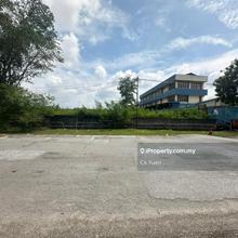 Main road jalan jelapang 3 acres industry empty land for rent 