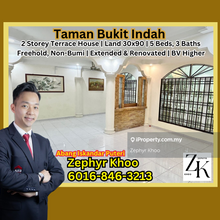 Jalan Indah 19 @ Taman Bukit Indah  Double Storey Terrace House Sale