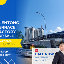 Plentong Masai Terrace Factory for Sale