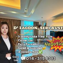 D' Lagoon @ Corner Lot 3-storey Lakeview Villa