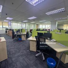 Almost fully fitted office lot for rental