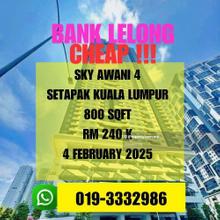Lelong Residensi Sky Awani Iv 4 Kuala Lumpur