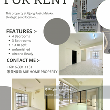 Ujong pasir straits court condo for rent