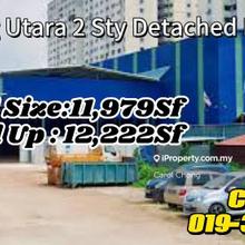 Limited 2sty Detached Factory Jinjang Utara For Rent