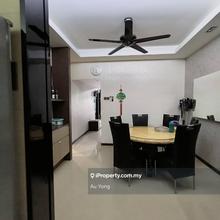 Taman molek endlot with land and mezzanine floor renovated unit