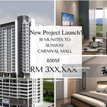 New Project Sandville Residence, Permatang Pauh with Partly Furnished