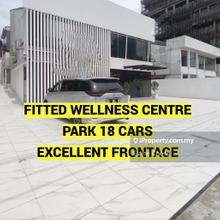 Walk to bsc. Busy road. High exposure