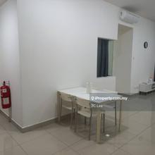 Partially furnishd with good condition, ready to move in 