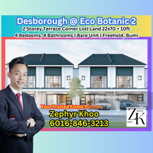 Desborough @ Eco Botanic 2 Storey Terrace House Corner Lot