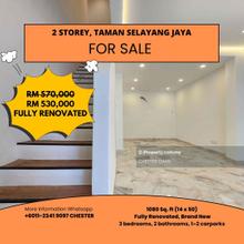 Double Storey, Taman Selayang Jaya , Selayang