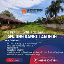 Residential land for sale