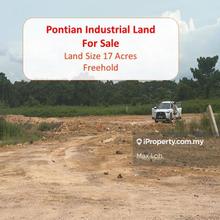 Pontian, Industrial Land, Land 17 Acres