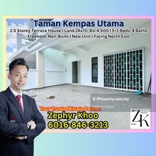 2.5 Storey Terrace House Jalan Kempas Utama @ Taman Kempas Utama
