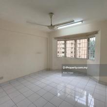 Aman Dua Apartment Kepong, Actual, Freehold, Corner Lot, 100%Full Loan