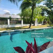 With Swimming pool bungalow , move in condition.
