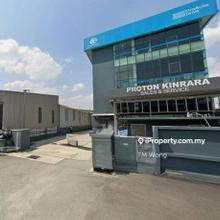1.5 storey detached factory, bandar kinrara industrial park, puchong