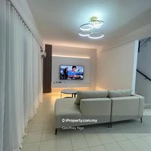 Newly renovated Double Storey Terrace, Kuching City Mall
