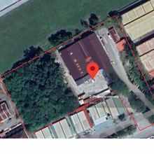 Factory with extra land for sale in kuala kangsar Rm28k rental income