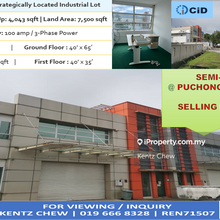 Semi-D Factory For Sale Taman Perindustrian Tasik Perdana Puchong 