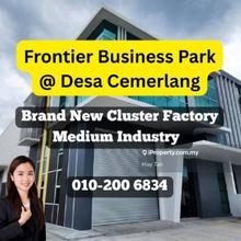 Frontier Business Park @ Desa Cemerlang 2 sty Cluster Factory For Rent
