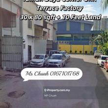 Taman Daya Corner Lot Terrace Factory For Sale