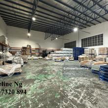 Kempas, Kempas Lama, Semi Detached Factory for Sale